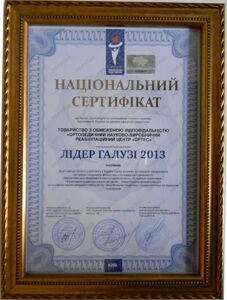 Лидер галузи 2013
